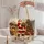 Santa, Christmas Tree and Fireplace Holiday Scene for Cozy Winter Celebrations Together Quilted Tote Bag - 5
