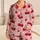 Deep Red Cherry Motif For Cozy Lounging, Bedtime, And Home Relaxation, Women's Plus Size Satin Pajamas Set - 1