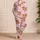 Cute Teddy Bear Love Heart Blush Pink Cozy Valentine's Day Gift for Couples at Home Satin Pajamas Set - 4