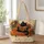 Black Cat Reading in a Cozy Halloween Library for Book Lovers and Cat Fans Quilted Tote Bag - 1