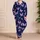 Lavender Butterfly And Blush Sparkle Motifs For Dreamy Bedtime Lounging Women At Home Satin Pajamas Set - 4