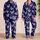 Lavender Butterfly And Blush Sparkle Motifs For Dreamy Bedtime Lounging Women At Home Satin Pajamas Set - 2