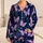 Lavender Butterfly And Blush Sparkle Motifs For Dreamy Bedtime Lounging Women At Home Satin Pajamas Set - 1