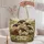 Six Woolly Sheep in a Wildflower Meadow for Cozy Farmhouse Living and Sheep Lovers Quilted Tote Bag - 5
