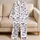 Pink Heart Eyelash Love Lounge Set for Romantic Bedtime Cozy Style Gift for Women Satin Pajamas Set - 5