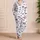 Pink Heart Eyelash Love Lounge Set for Romantic Bedtime Cozy Style Gift for Women Satin Pajamas Set - 4