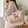 Woodland Fawn and Butterfly Meadow for Cottagecore Home Decor and Nature Lovers Gift Quilted Tote Bag - 3