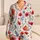Red Poppy Floral V-Neck Lace Set for Elegant Lounging and Relaxed Weekend Mornings Satin Pajamas Set - 1