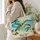Sea Turtle Tropical Ocean Scene for Coastal Beach Lovers and Summer Escapes Quilted Tote Bag - 3