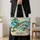 Sea Turtle Tropical Ocean Scene for Coastal Beach Lovers and Summer Escapes Quilted Tote Bag - 4