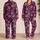 Pink Kiss Lips Romantic Lounge Apparel For Valentine's Day, Couples, Women And Gifting Satin Pajamas Set - 2