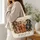 Colorful Dachshund Dog Family for Everyday Outings and Gifts for Dog Lovers Quilted Tote Bag - 3