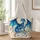 Blue Fantasy Dragon with Teal Wings for Magical Everyday Adventures Quilted Tote Bag - 1