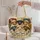 Whimsical Sheep and Lamb Farm Scene for Cottagecore Laundry Day Gifts for Sheep Lovers Quilted Tote Bag - 5