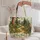 Woodland Forest Trail Scene for Cottagecore Home and Nature Lovers Quilted Tote Bag - 5