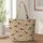 Charcoal Sheep Faces for Cozy Farmhouse Laundry Days and Cottagecore Country Living Quilted Tote Bag - 1