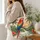 Colorful Scarlet Macaw in Tropical Jungle at Sunset for Bird Lovers and Nature Gifts Quilted Tote Bag - 3