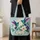 Floral Hummingbird Gift for Nature Lovers, Garden Outings and Everyday Carry Quilted Tote Bag - 4