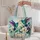 Floral Hummingbird Gift for Nature Lovers, Garden Outings and Everyday Carry Quilted Tote Bag - 5