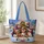 Penguin Snowmen and Christmas Tree for Festive Winter Holiday Cheer for Penguin Lovers Quilted Tote Bag - 1