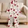 Red Heart Lounge Set for Romantic Valentine's Day Gifts, Soft Women's Summer Wear Satin Pajamas Set - 5
