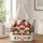 Three Christmas Gnomes with Lanterns for Cozy Holiday Cheer and Winter Gift Giving Quilted Tote Bag - 1