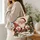 Santa Claus And Christmas Gnomes For Festive Holiday Giving And Cozy Winter Cheer Quilted Tote Bag - 3