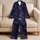 Cherry And CHERRY Lettering Loungewear For Cozy Spring Summer Evenings At Home Relaxation Satin Pajamas Set - 5