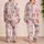 Cute Cat Faces For Cozy Bedtime Lounging, Soft Pastel Kawaii Gift For Cat Lovers Satin Pajamas Set - 2
