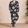 Monochrome Wild Daisy Botanical Motif For Cozy Lounging At Home And Flower Lovers Satin Pajamas Set - 4
