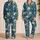 Vintage Teal Chrysanthemum Garden Floral For Cozy Lounging And Thoughtful Gifts Anytime Satin Pajamas Set - 2