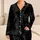 Midnight Starfield Sparkles Celestial Nighttime Gift for Women, Dreamers, and Stargazers Satin Pajamas Set - 1