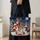 Reindeer And Snowmen Christmas Scene For Winter Celebrations And Snowman Lovers Quilted Tote Bag - 4