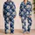 White Daisy Lace Floral Motif for Spring Summer Beach Vacation Travel Style for Women Satin Pajamas Set - 2