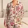Vintage Botanical Floral Vine Blossoms for Cozy Spring Lounging Women and Girls Gift Idea Satin Pajamas Set - 1
