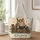 Owl Reading Among Vintage Books for Library Days and Book Club Gifts for Avid Readers Quilted Tote Bag - 1