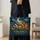 Moonlit Woodland Deer, Hedgehog And Badger For Cozy Nature Lovers And Forest Dreamers Quilted Tote Bag - 4