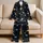 Celestial Planets and Moons for Cozy Bedtime Lounging, Stargazing Gifts for Astronomy Fans Satin Pajamas Set - 5