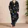 Celestial Planets and Moons for Cozy Bedtime Lounging, Stargazing Gifts for Astronomy Fans Satin Pajamas Set - 4