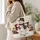 Snowman Family Christmas Cheer for Cozy Winter Holidays and Festive Gift Giving Season Quilted Tote Bag - 3