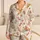 Christmas Cookie Baking Motifs for Cozy Holiday Lounging, Women's Festive Gift Idea Satin Pajamas Set - 1