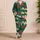 Vintage Mahjong Roses Chinese-Inspired Lounge Gift for Women, Ivory Tile Motif Set Satin Pajamas Set - 4