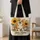 Corgi with Golden Sunflowers for Garden Days, Dog Mom Gifts and Happy Nature Lovers Quilted Tote Bag - 4