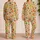 Autumn Pumpkins Maple Leaves Acorns for Cozy Fall Lounging and Holiday Gifting Women Satin Pajamas Set - 2