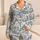 French Chinoiserie Blue Gazebo Garden Toile for Relaxed Lounging and Holiday Gifting Satin Pajamas Set - 1