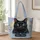 Midnight Black Cat With Golden Eyes For Cozy Cat Lover Gifts And Feline Fans At Home Quilted Tote Bag - 1