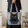 Midnight Black Cat With Golden Eyes For Cozy Cat Lover Gifts And Feline Fans At Home Quilted Tote Bag - 4