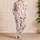 Pink Ballet Ballerinas and Slippers for Dance Lovers, Storybook Style Gift for Women Satin Pajamas Set - 4