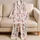 Pink Ballet Ballerinas and Slippers for Dance Lovers, Storybook Style Gift for Women Satin Pajamas Set - 5