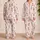 Pink Ballet Ballerinas and Slippers for Dance Lovers, Storybook Style Gift for Women Satin Pajamas Set - 2